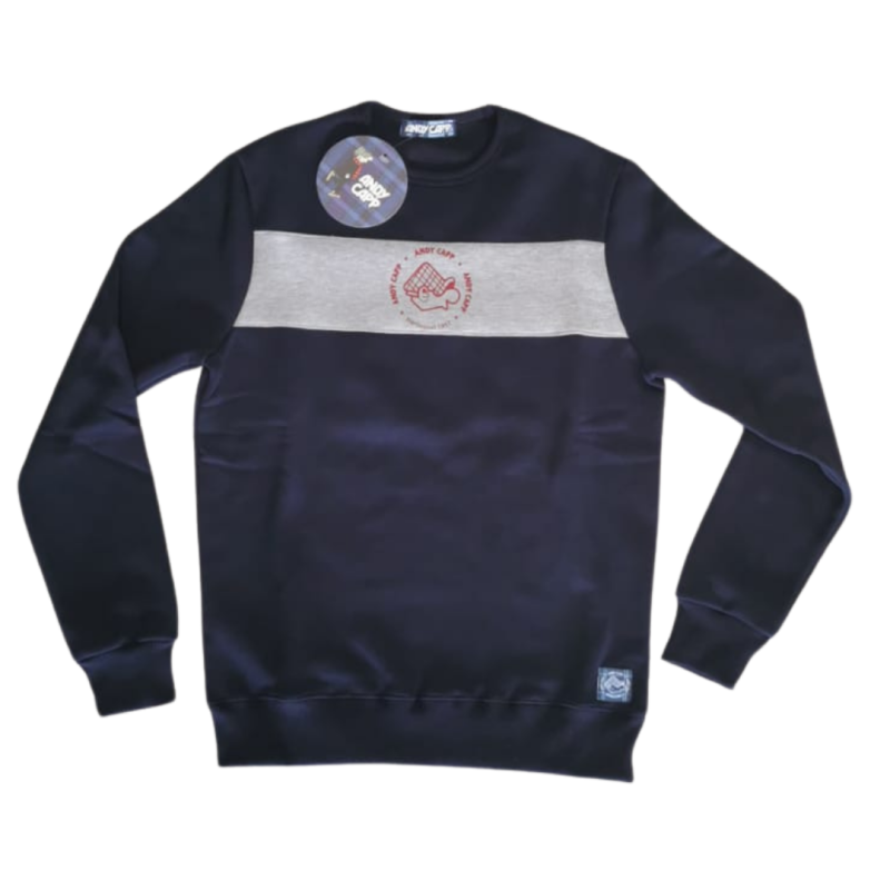 Felpa Girocollo Blu